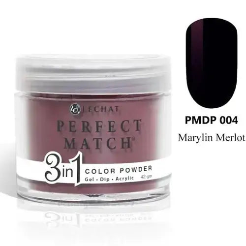 LeChat Perfect Match Dip Powder - Marilyn Merlot 1.48 oz - #PMDP004 LeChat