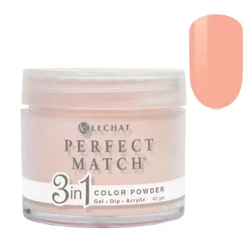 LeChat Perfect Match Dip Powder - Peach Charming 1.48 oz - #PMDP169 LeChat