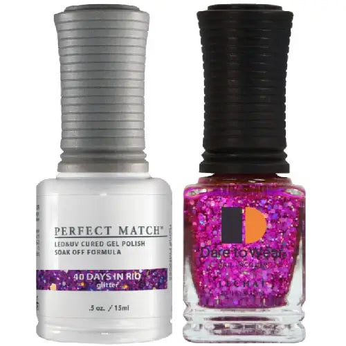 LeChat Perfect Match Gel Nail Polish - 40 Days In Rio 0.5 oz - #PMS85 LeChat