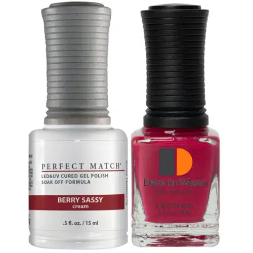 LeChat Perfect Match Gel Nail Polish - Berry Sassy 0.5oz - #PMS276 LeChat