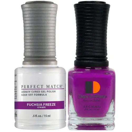 LeChat Perfect Match Gel Nail Polish - Fuchsia Freeze 0.5oz - #PMS279 LeChat