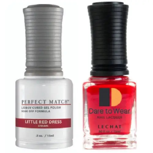 LeChat Perfect Match Gel Nail Polish - Little Red Dress 0.5 oz - #PMS263 LeChat