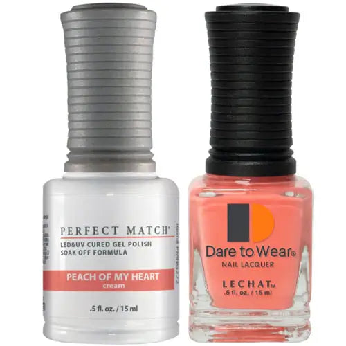 LeChat Perfect Match Gel Nail Polish - Peach of My Heart 0.5oz - #PMS272 LeChat