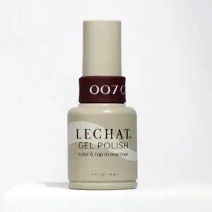 LeChat Gel Polish Color & Top One Coat Crow 0.5 oz  - #LG007 LeChat