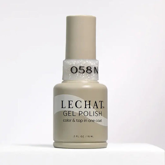 LeChat Gel Polish Color & Top One Coat Nadine 0.5 oz  - #LG058 LeChat