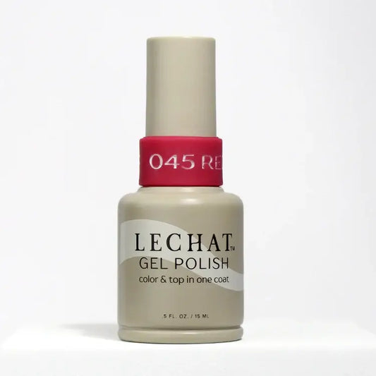 LeChat Gel Polish Color & Top One Coat Red October 0.5 oz  - #LG045 LeChat