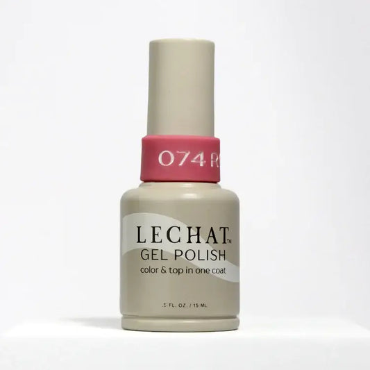 LeChat Gel Polish Color & Top One Coat Rosy Glow 0.5 oz  - #LG074 LeChat