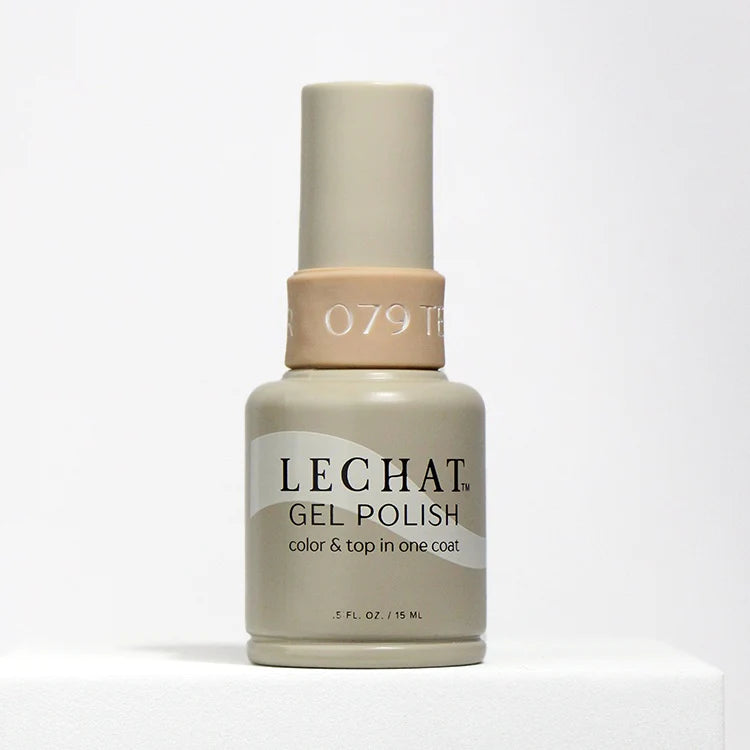 LeChat Gel Polish Color & Top One Coat Tea & Sugar 0.5 oz  - #LG079 LeChat