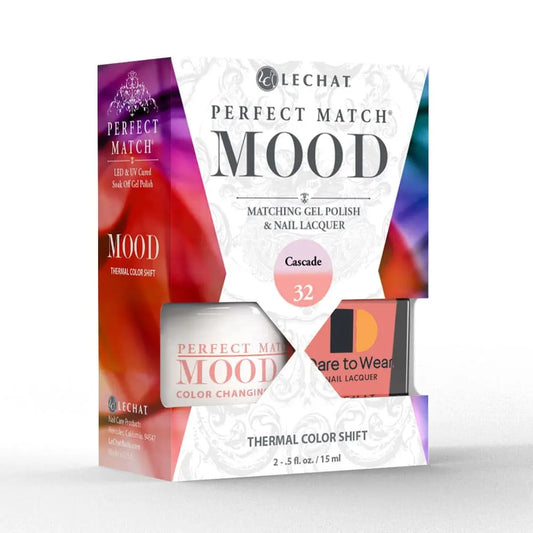 Lechat Perfect Match Mood Color Changing Gel Polish - Cascade 0.5 oz - #PMMDS32 Lechat