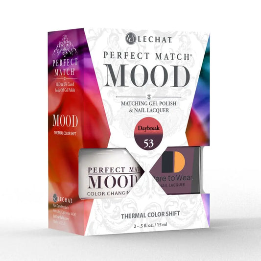 Lechat Perfect Match Mood Color Changing Gel Polish - Daybreak 0.5 oz - #PMMDS53 Lechat