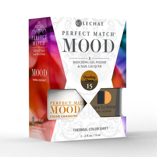 Lechat Perfect Match Mood Color Changing Gel Polish - Dazzling Dawn 0.5 oz - #PMMDS15 Lechat