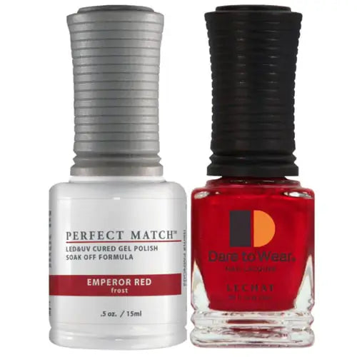 Lechat Perfect Match Gel Nail Polish - Emperor Red 0.5 oz - #PMS003 LeChat