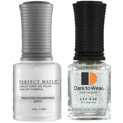 Lechat Perfect Match Gel Nail Polish - Frosted Diamonds 0.5 oz - #PMS163 LeChat