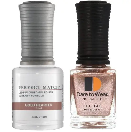 Lechat Perfect Match Gel Nail Polish - Gold Hearted 0.5 oz - #PMS166 LeChat