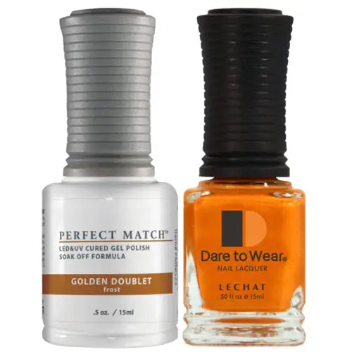 Lechat Perfect Match Gel Nail Polish - Golden Dublet  0.5 oz - #PMS022 LeChat