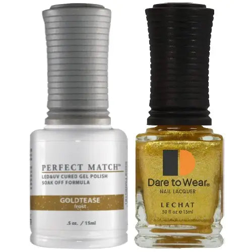 Lechat Perfect Match Gel Nail Polish - Goldtease 0.5 oz - #PMS181 LeChat