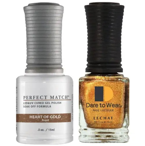 Lechat Perfect Match Gel Nail Polish - Heart Of Gold 0.5 oz - #PMS123 LeChat
