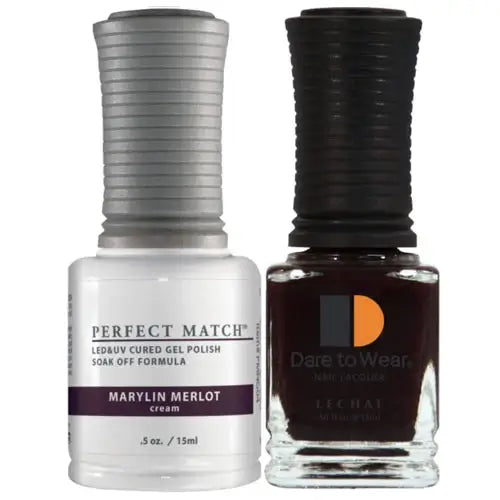 Lechat Perfect Match Gel Nail Polish - Marilyn Merlot 0.5 oz - #PMS004 LeChat