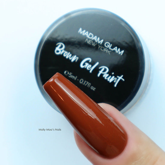 Brown Gel Paint Madam Glam