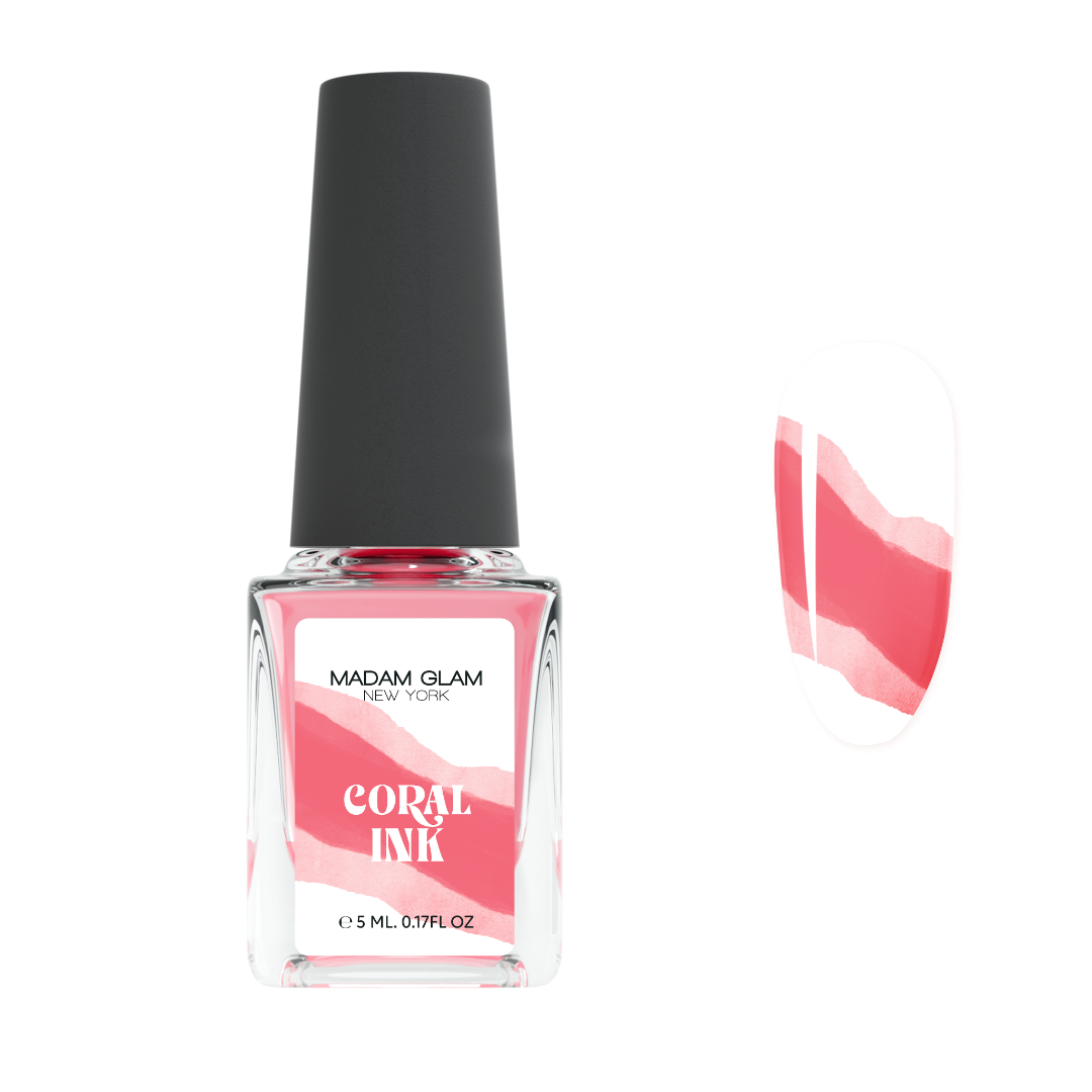 Coral Nail Art Ink Madam Glam