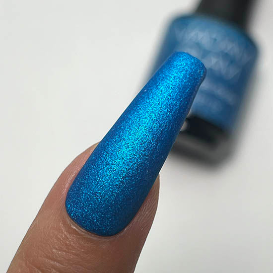 Bright Blue Madam Glam