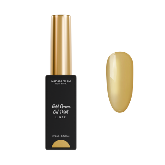 Gold Chrome Gel Paint Liner Madam Glam