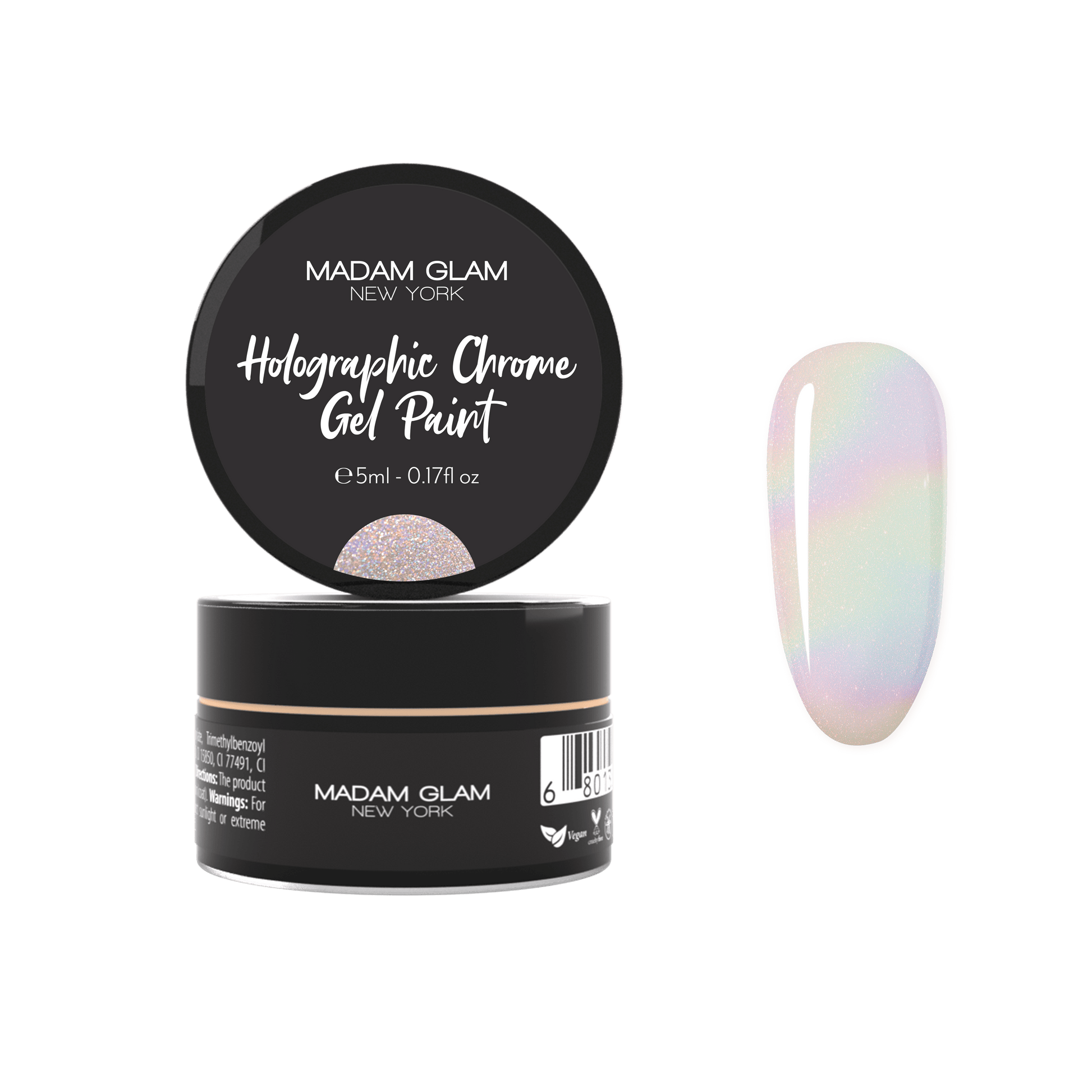 Holographic Chrome Gel Paint Madam Glam