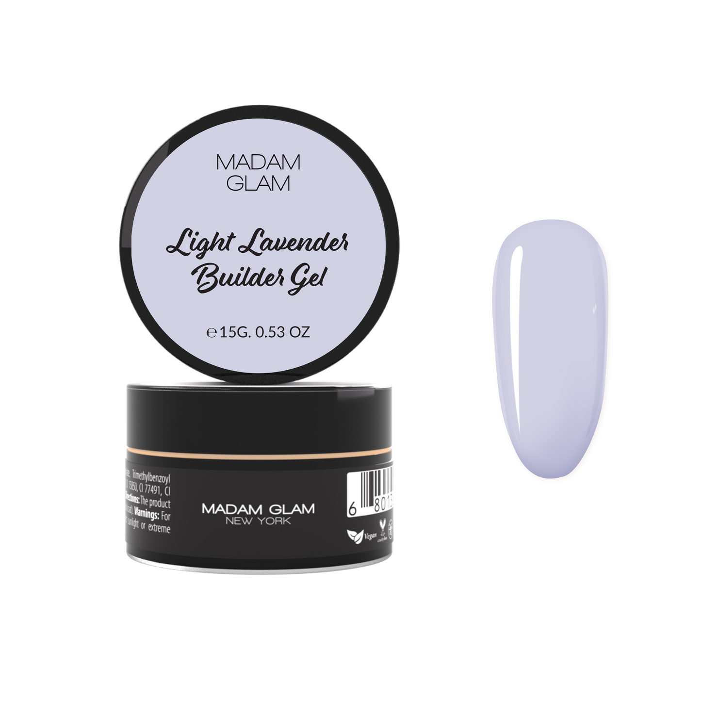 Light Lavender Builder Gel Madam Glam