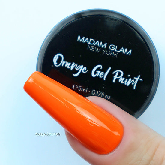 Orange Gel Paint Madam Glam