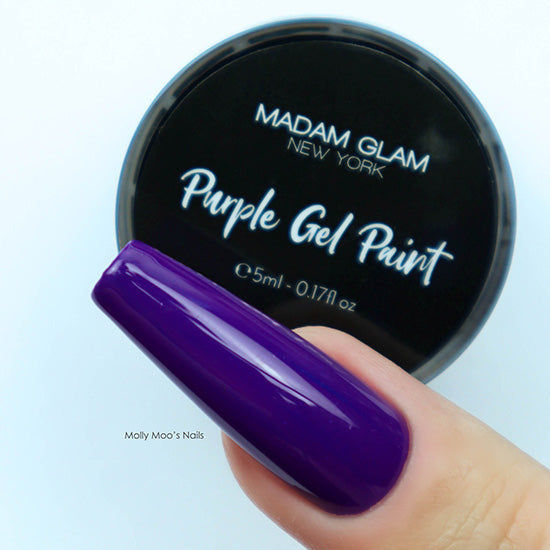 Purple Gel Paint Madam Glam