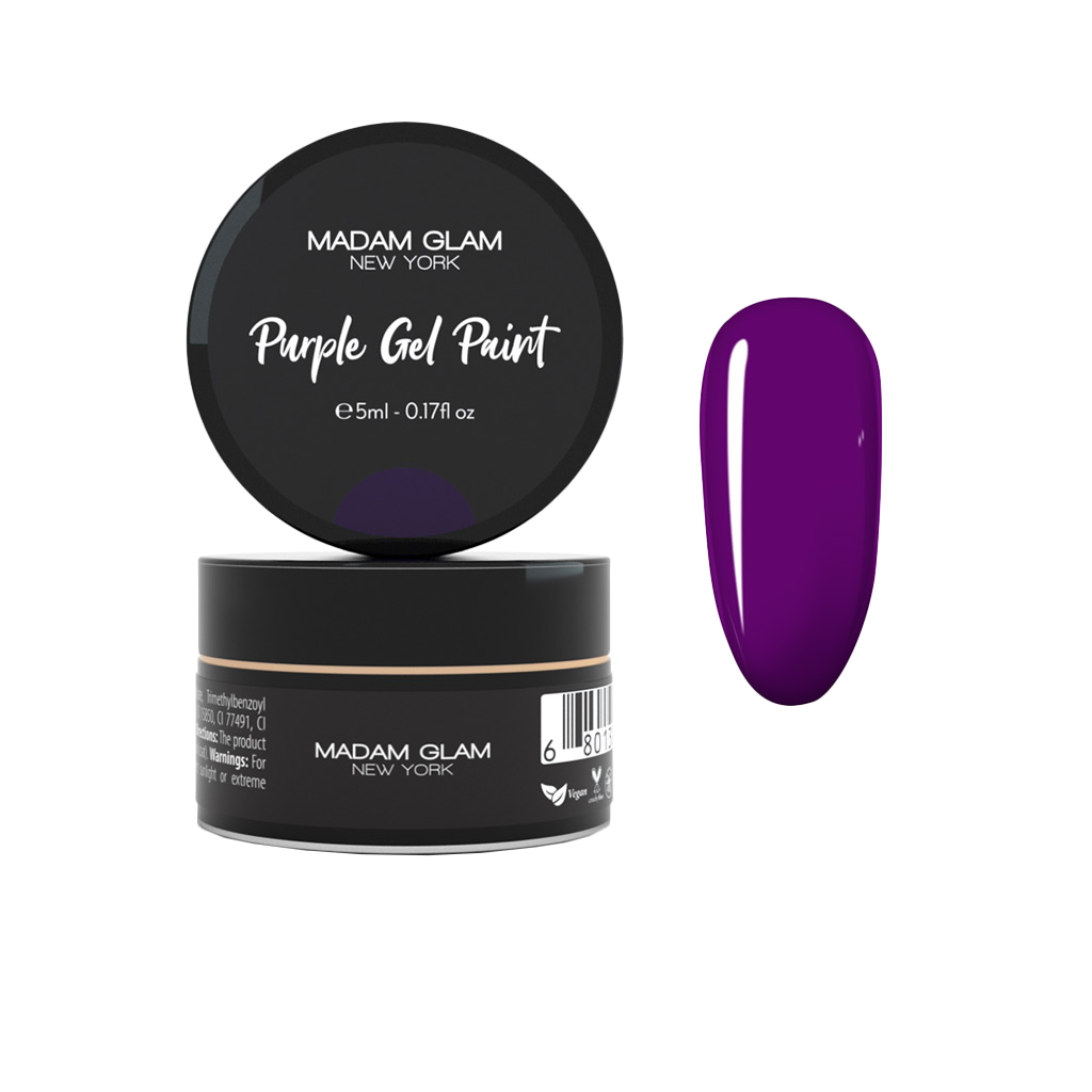 Purple Gel Paint Madam Glam