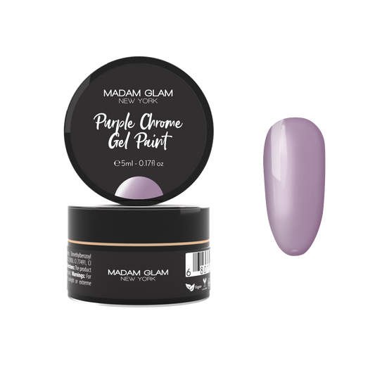 Purple Chrome Gel Paint Madam Glam