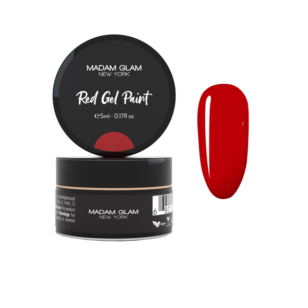 Red Gel Paint Madam Glam