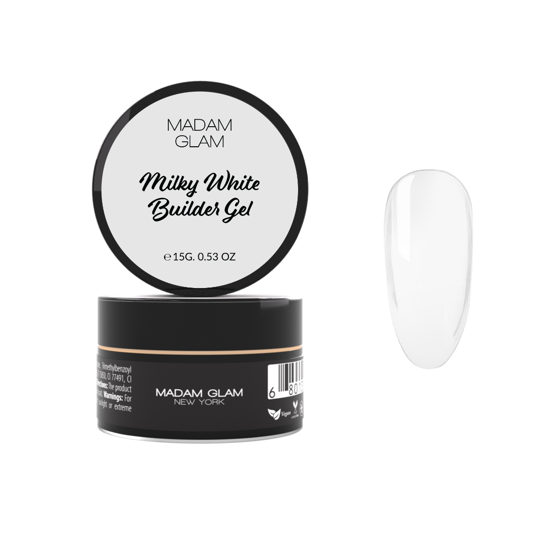 Milky White Builder Gel Madam Glam