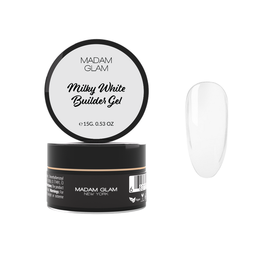 Milky White Builder Gel Madam Glam