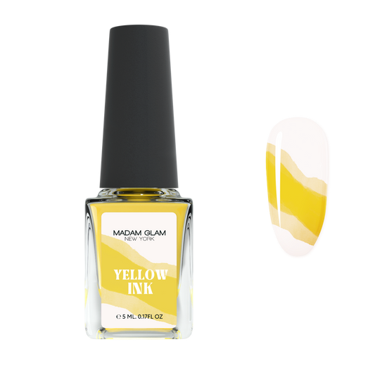 Yellow Nail Art Ink Madam Glam