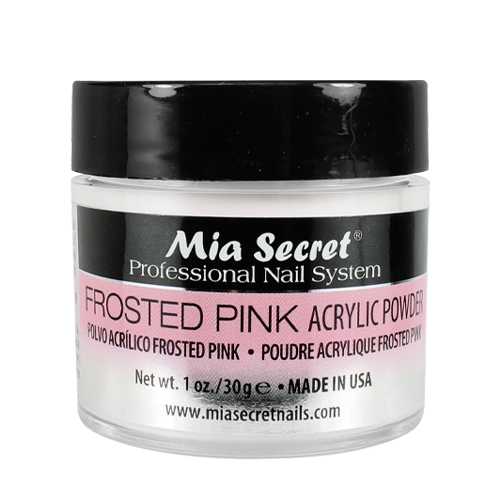 Mia Secret - Frosted Pink  Acrylic Powder 2 oz - #PL430-FP Mia Secret