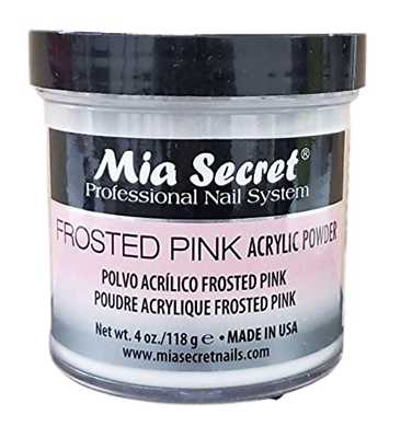 Mia Secret - Frosted Pink Acrylic Powder 4oz - #PL440-FP Mia Secret