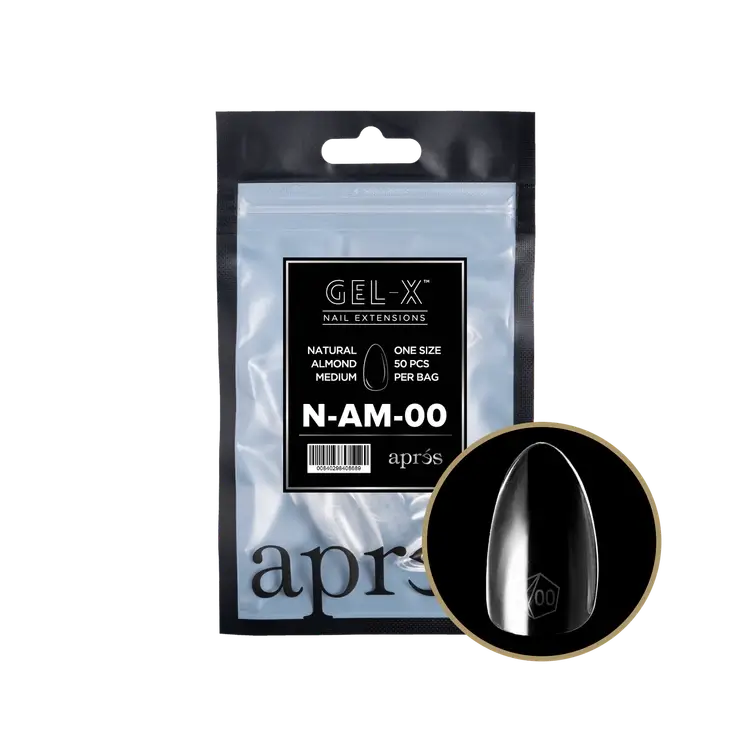 Apres-Gel-X® Natural Almond Medium Refill Bag Après