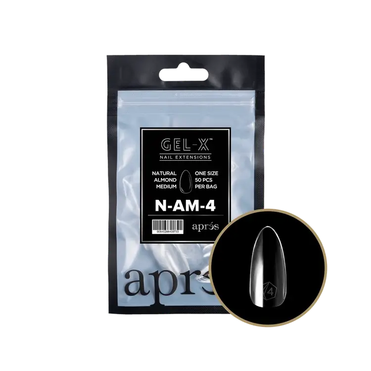 Apres-Gel-X® Natural Almond Medium Refill Bag Après