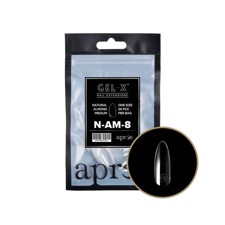 Apres-Gel-X® Natural Almond Medium Refill Bag Après