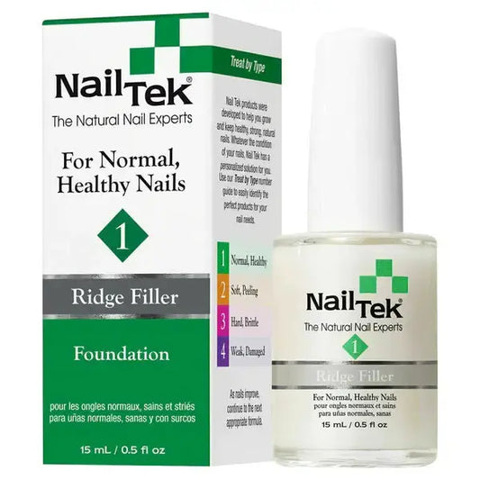 Nail Tek Ridge Filler 1 - For Normal Healthy Nails Foundation 0.5 oz NailTek