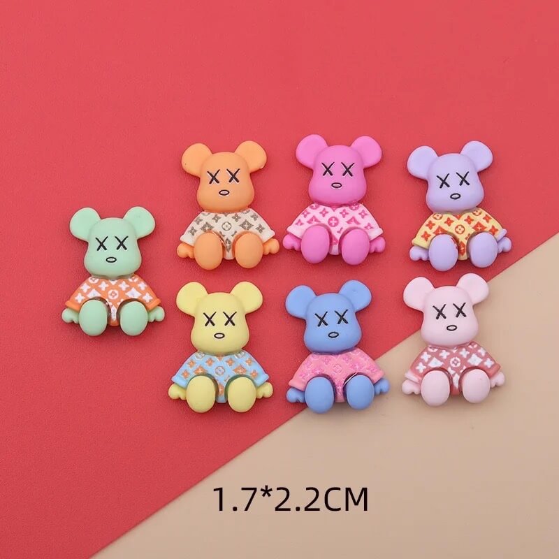 Nail Charm 3D Bear Brick 2 pcs/bag Beyond Beauty Page