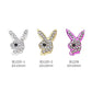 Nail Charm 3D Ruby Rhinestone Bunny 8pcs/bag. Premier Nail Supply