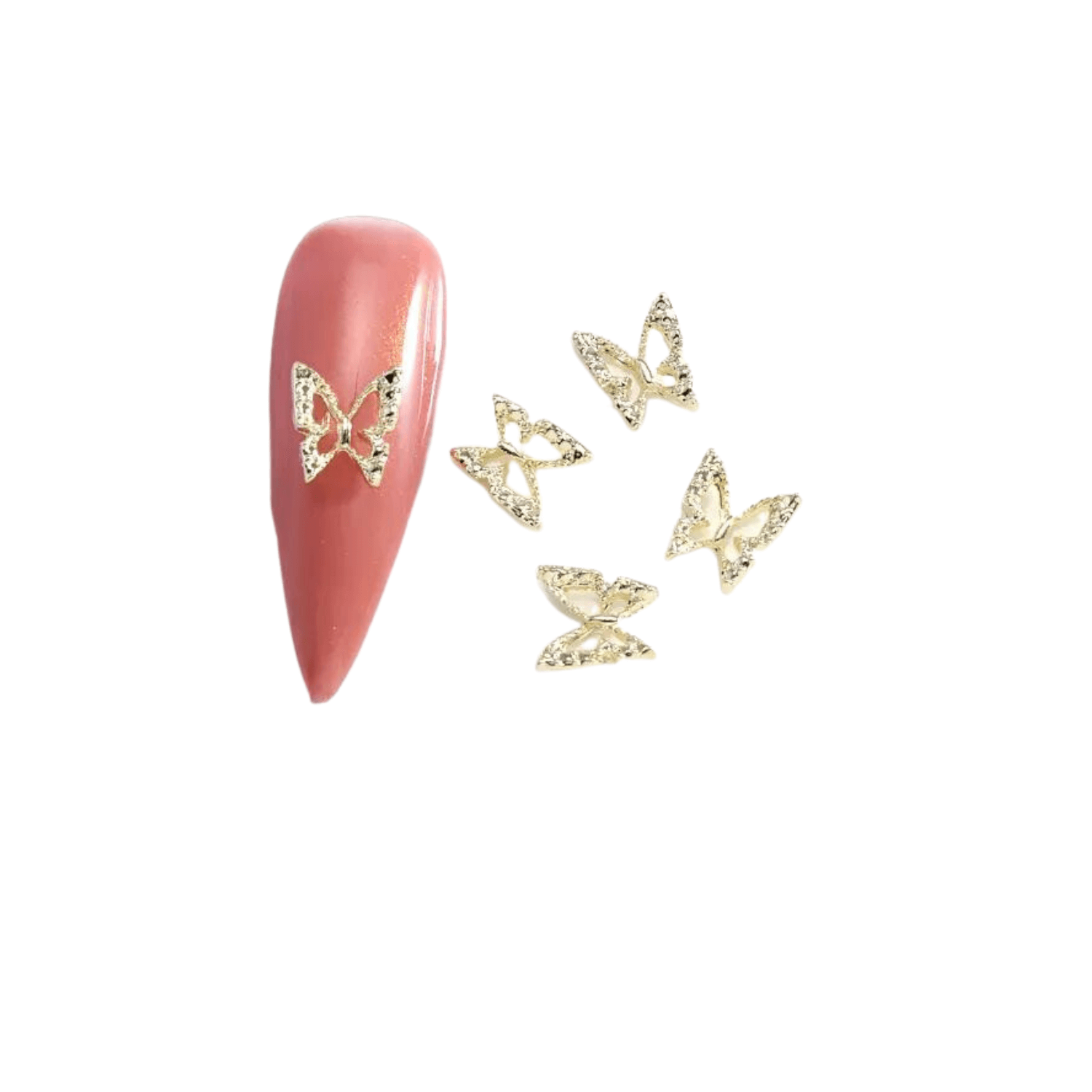 Nail Charm 3D Diamond Butterfly 2 pcs/bag Premier Nail Supply