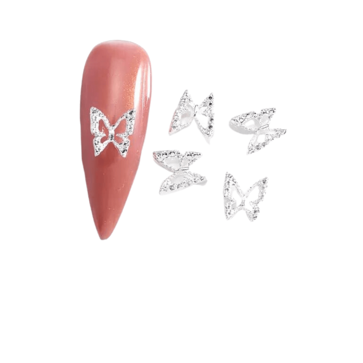 Nail Charm 3D Diamond Butterfly 2 pcs/bag Premier Nail Supply