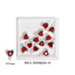 Nail Charm Rhinestone Heart 12pcs/bag Premier Nail Supply