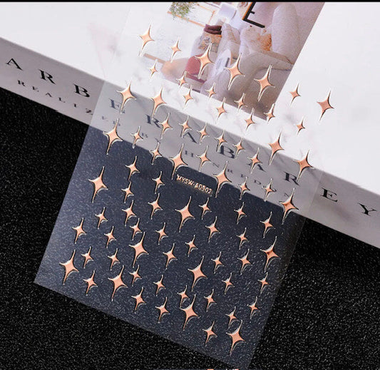 Nail Sticker Decals Star Premier Nail Supply