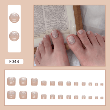 Press On Nail On Pedicure EnchantingTalons F044 Beyond Beauty Page