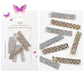 3D Rhinestone Nail Charm Row Design 8pcs/bag Premier Nail Supply